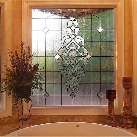 (a stained glass windows does not let air through per se, we mean that if the windows are functional, you'll still be able to open them after our custom stained glass that said, most of our bathroom clients prefer to add colorless leaded and beveled stained glass windows to their bathrooms. Hand Crafted Stained Glass Bathroom Window by The Looking Glass | CustomMade.com
