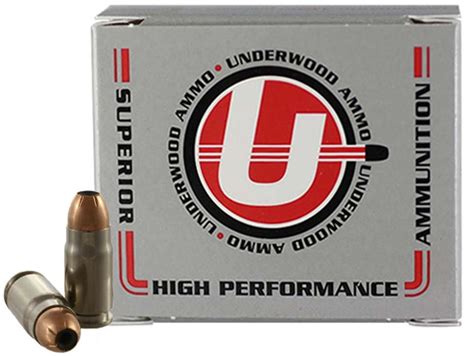 Underwood Ammo 357 Sig 124 Grain Jacketed Hollow Point Nickel Plated Brass Cased Pistol