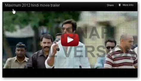Maximum 2012 Hindi Movie Trailer Emraan Hashmi Offical Website