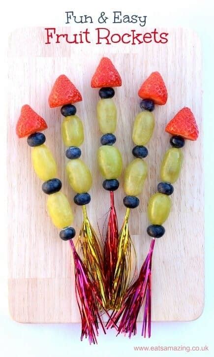 In britain, 5 november is bonfire night, the anniversary of a plot to kill the king. Fun and Easy Fruit Rockets Recipe