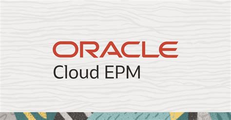 Enterprise Performance Management Oracle