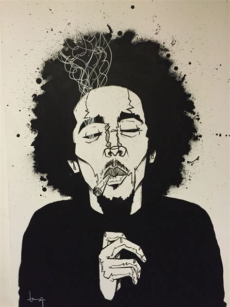 As one of the all time greats, bob marley is a drawing i had to add. Bob Marley, painting by @kdkammijer … | Ilustraciones ...