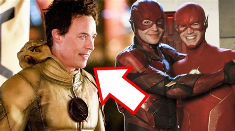 wow grant gustin s flash to cameo in the flash movie tom cavanagh reverse flash cameo teased