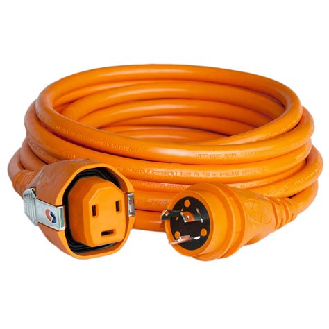 Different cable sizes are rated for different ampacity measures. SmartPlug 30 Amp 25' Dual Configuration Cordset Shore ...