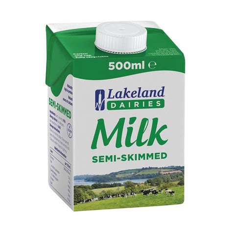 Lakeland 500ml Semi Skimmed Milk Pack Of 12 A08087
