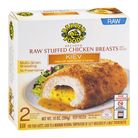 The wild planet organic roasted chicken breast is the best quality chicken breast for people with allergies. Barber Foods Raw Stuffed Chicken Breasts Kiev - 2 CT ...