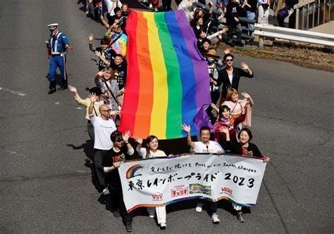 japanese fete lgbtq progress demand marriage rights prior to g 7 summit the asahi shimbun