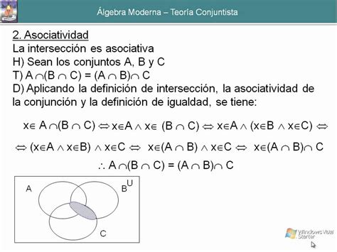 Tutorial Unidad Teor A Conjuntista Youtube