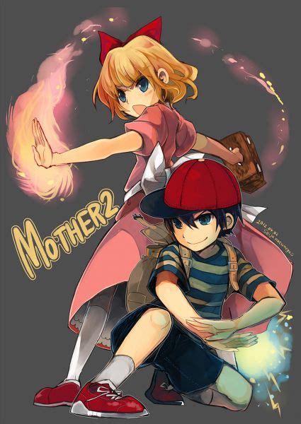 Earthbound Mother 2 Ness And Paula Earthbound Mother 2