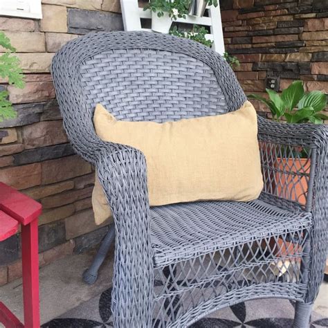 We are still making lots of quality natural rattan products, but now we also offer aluminum framed synthetic resin wicker. Wicker Furniture + Spray Paint - Behind the Big Green Door ...