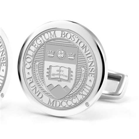 Boston College Cufflinks In Sterling Silver Graduation T Selection
