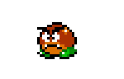 Super Mario World Enemies Galoomba Pixel Art