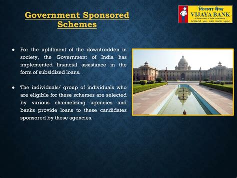 PPT - Government Sponsored Schemes PowerPoint Presentation - ID:7701901