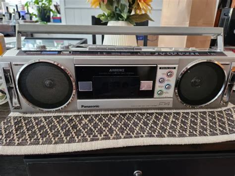 VINTAGE PANASONIC RX F4 Ambience Boombox AM FM Radio Cassette Player
