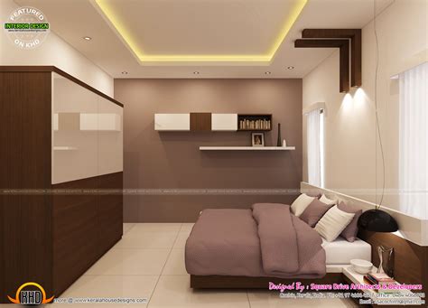 Bedroom interior decoration - Kerala home design and floor plans - 8000