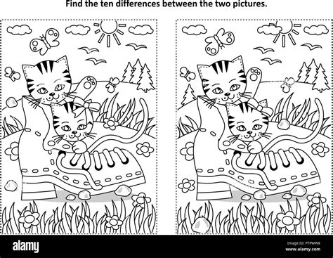 Find 10 Differences Free Printable Pages Find The Difference Images