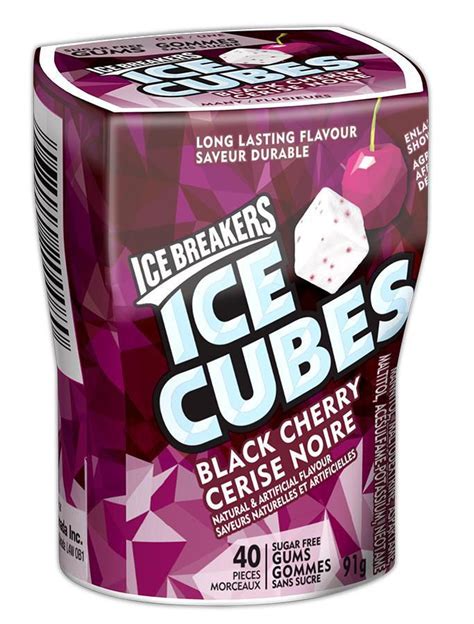 Ice Breakers Ice Cubes Black Cherry Sugar Free Gum Walmart Canada