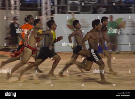 palmas brazil 27th oct 2015 indigenous people take part in the 100 meter freestyle race