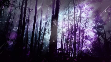Dark Purple Forest Dream 4k 3840x2160 Ultra Hd Wallpaper