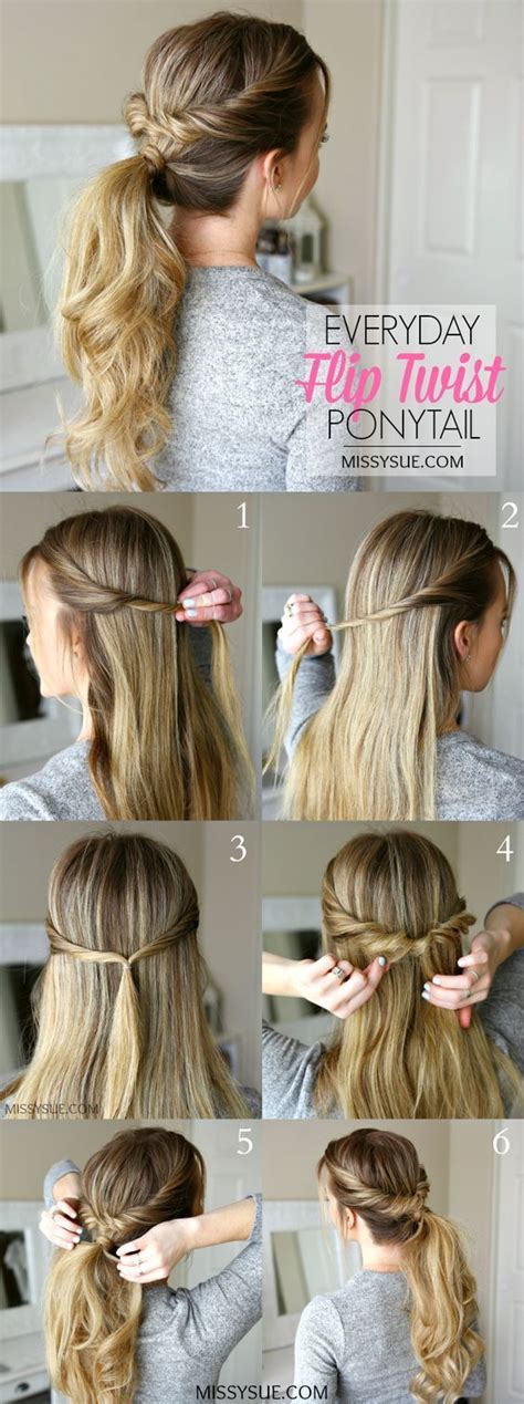 It's what we do when we try to stretch our hair into another day without washing it! 25 easy ponytail hairstyles you have to try ...