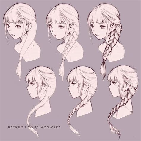 10 Braid Hairstyles Anime Fwdmy