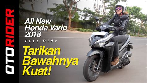 All New Honda Vario Test Ride Indonesia Otorider Youtube