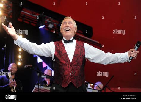 sir bruce forsyth performing on the avalon stage at the glastonbury 2013 festival of