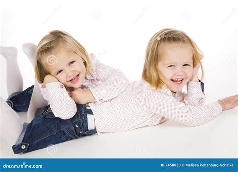 Twins Stock Photo Image Of Sisters Friendship Smile 7458030