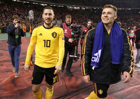Watch highlights of euro 2020 on bbc one, bbc two, the bbc sport website, app and bbc iplayer. Eden Hazard and his brother Thorgan Hazard of Belgium ...