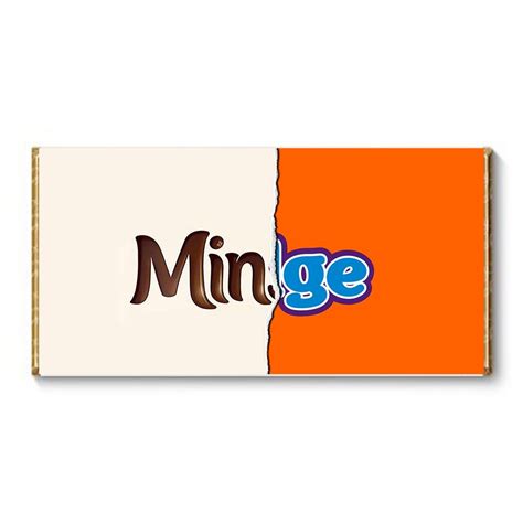 Minge Rude Naughty Funny Chocolate Bar Wrapper Chocolate Bar Etsy