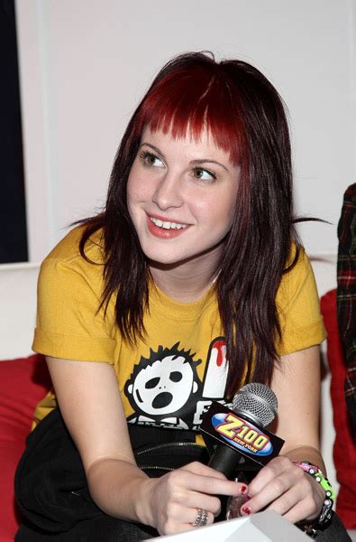 Her hair color has accompanied several key moments in her life, it follows her current state of mind and expresses her emotions. We Are Paramore: Hayley Williams w/ Puple/Black Hair