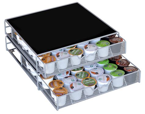 It's great when you have limited kitchen space, the keurig is on top and the storage drawer comes out easily. Amazon.com: DecoBros K-cup Storage Drawer Holder for ...
