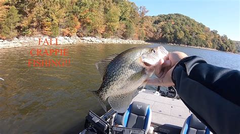 Fall Crappie Fishing At Its Finest Youtube