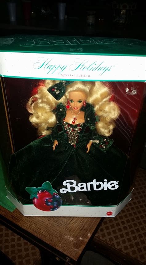 Happy Holidays Barbie 1991 Blonde Barbie Vintage Barbie Barbie New In Box Happy Holidays