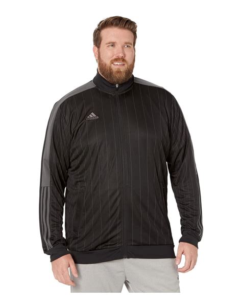 Adidas Synthetic Big Tall Tiro Vip Track Jacket In Black For Men Lyst