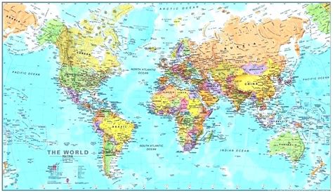 Labeled Printable High Resolution World Map Sexiz Pix