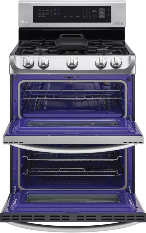 Lg Ldg4315st 30 Inch Freestanding Double Oven Gas Range With 5 Sealed