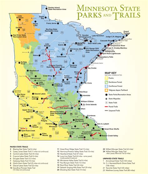 Map Of Mn State Parks World Map