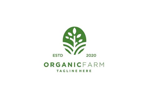 Organic Farm Agriculture Logo Design Graphic By Sore88 · Creative Fabrica