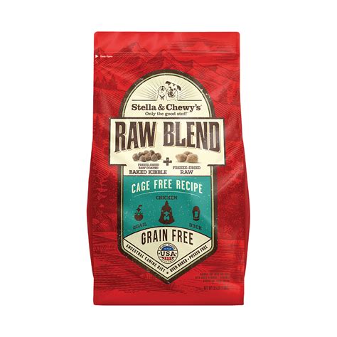 Because the closer foods stay to their natural state, the better they are. Stella & Chewy's Raw Blend Cage Free Recipe Dry Dog Food ...