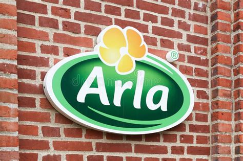 Arla Foods Logo On A Brick Wall Editorial Photo Image Of Dairy Foods