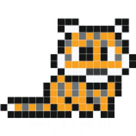 Tigre Pixel Art Id Es Et Designs Pour Vous Inspirer En Images