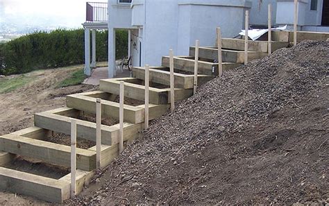 Building Some Stairs On A Steep Slope Suggestions Welcome R Landscaping
