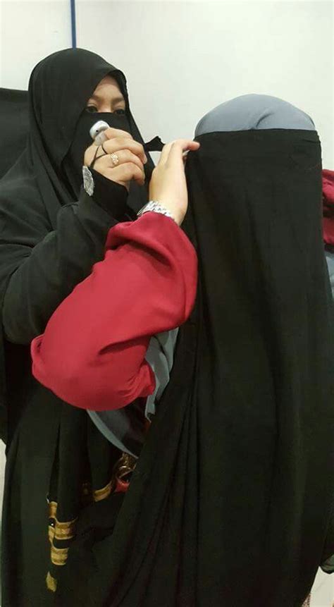 Syari Hijab Burqa Pussy Bow Blouse Modesty Veil Muslim Gloves