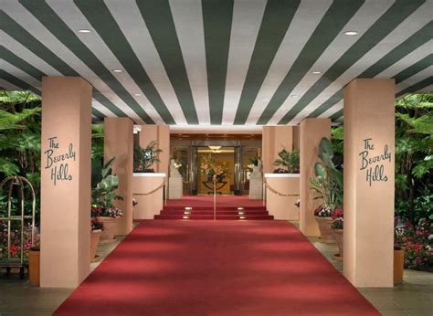 Entry Way To The Beverly Hills Hotel Beverly Hills Hotel The Beverly