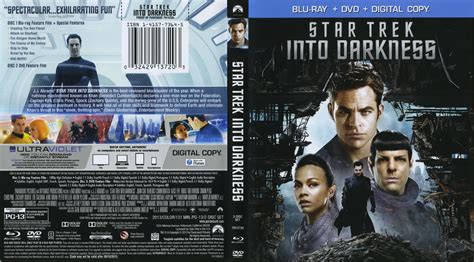 Star Trek Into Darkness Blu Ray Cover Labels Dvd Covers And Labels