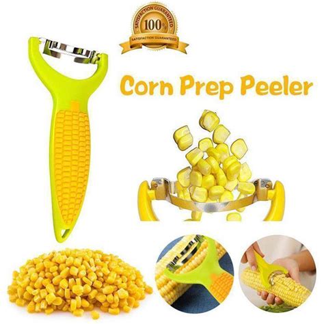 6 Corn Zipper Corn Peeler Corn Peeling Knife Kitchen Corn Remover