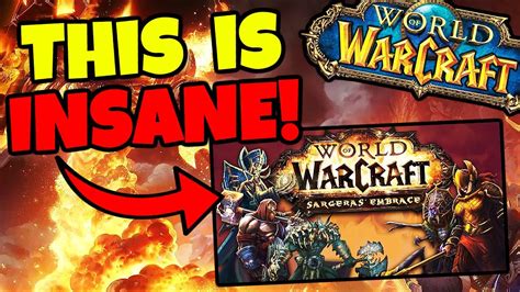 This New World Of Warcraft Expansion Project Looks Insane Sargeras