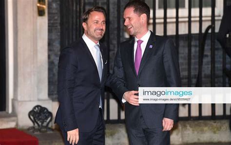 Luxembourg Prime Minister Xavier Bettel And His Husband Gauthier Destenay Attend A Reception To