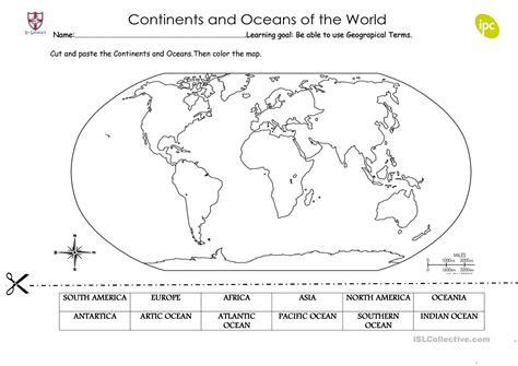 31 Label The Continents And Oceans Worksheet Labels For Your Ideas